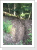 Erosion durch Forstwegebau Erosion durch Forstwegebau